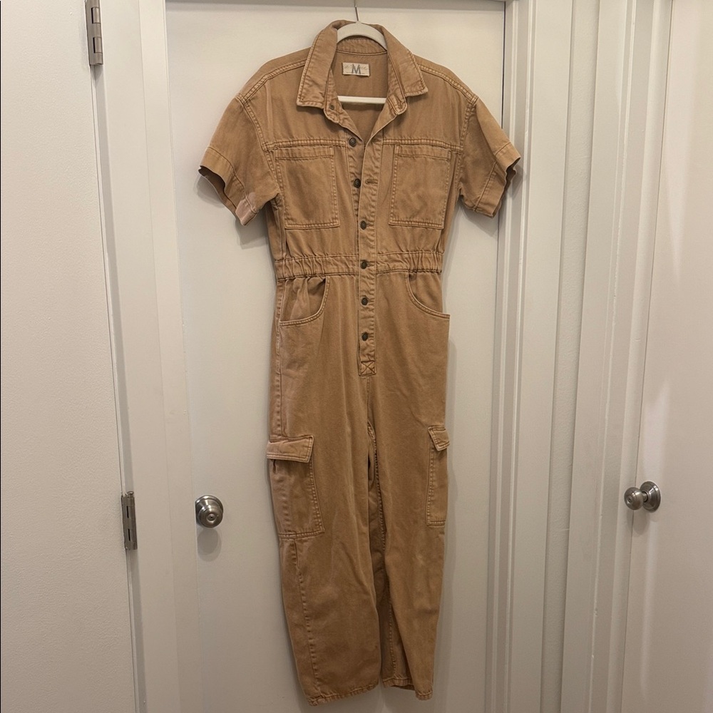 We The Free Tan Jumpsuit
